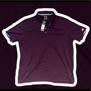 Adidas Climachill Mens Golf Polo - Rednit